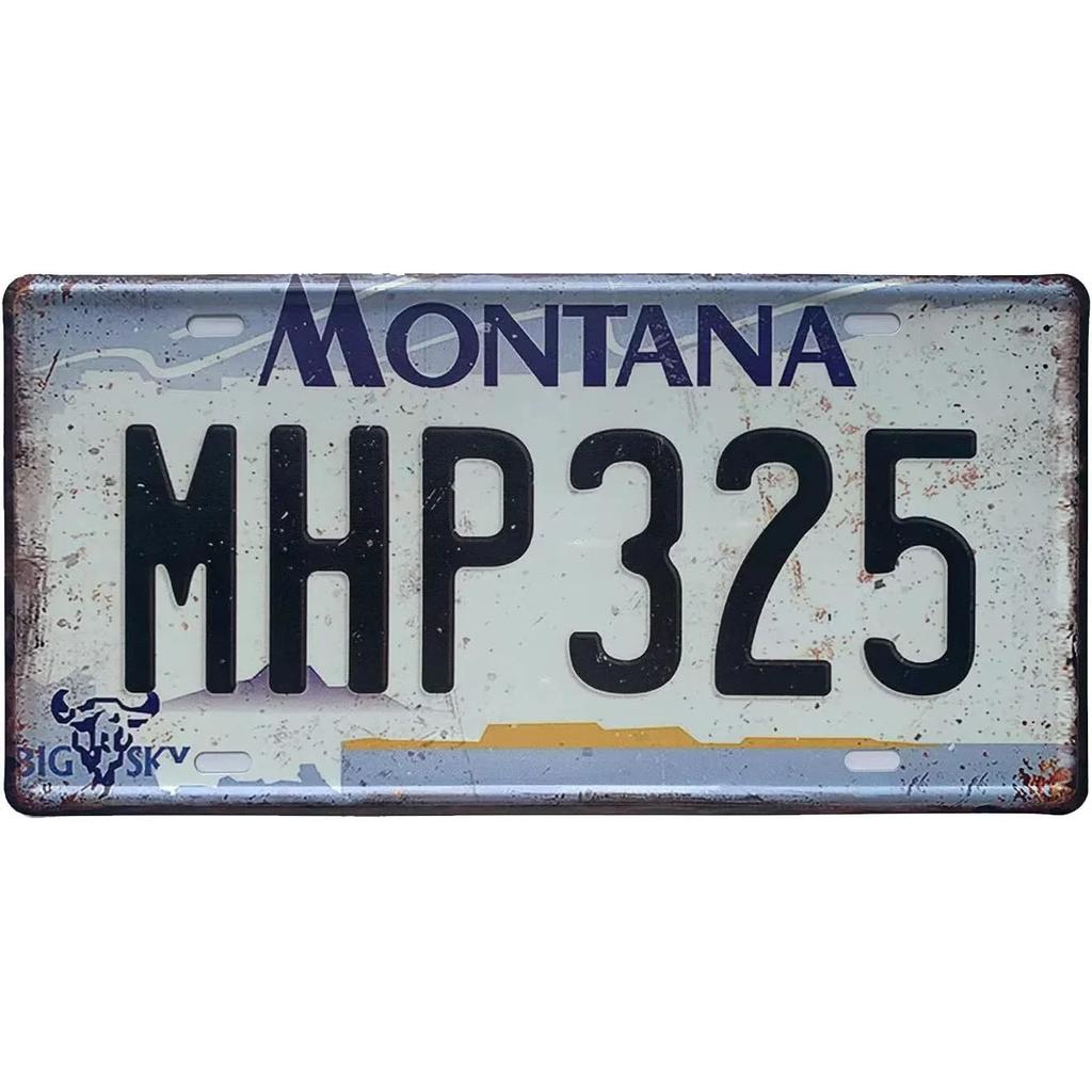 Винтажный номерной знак, ржавый металлический знак, передняя часть автомобиля, персонализированный номерной знак, новинка, старый номерной знак, декор для гаража, бара, клуба, кафе