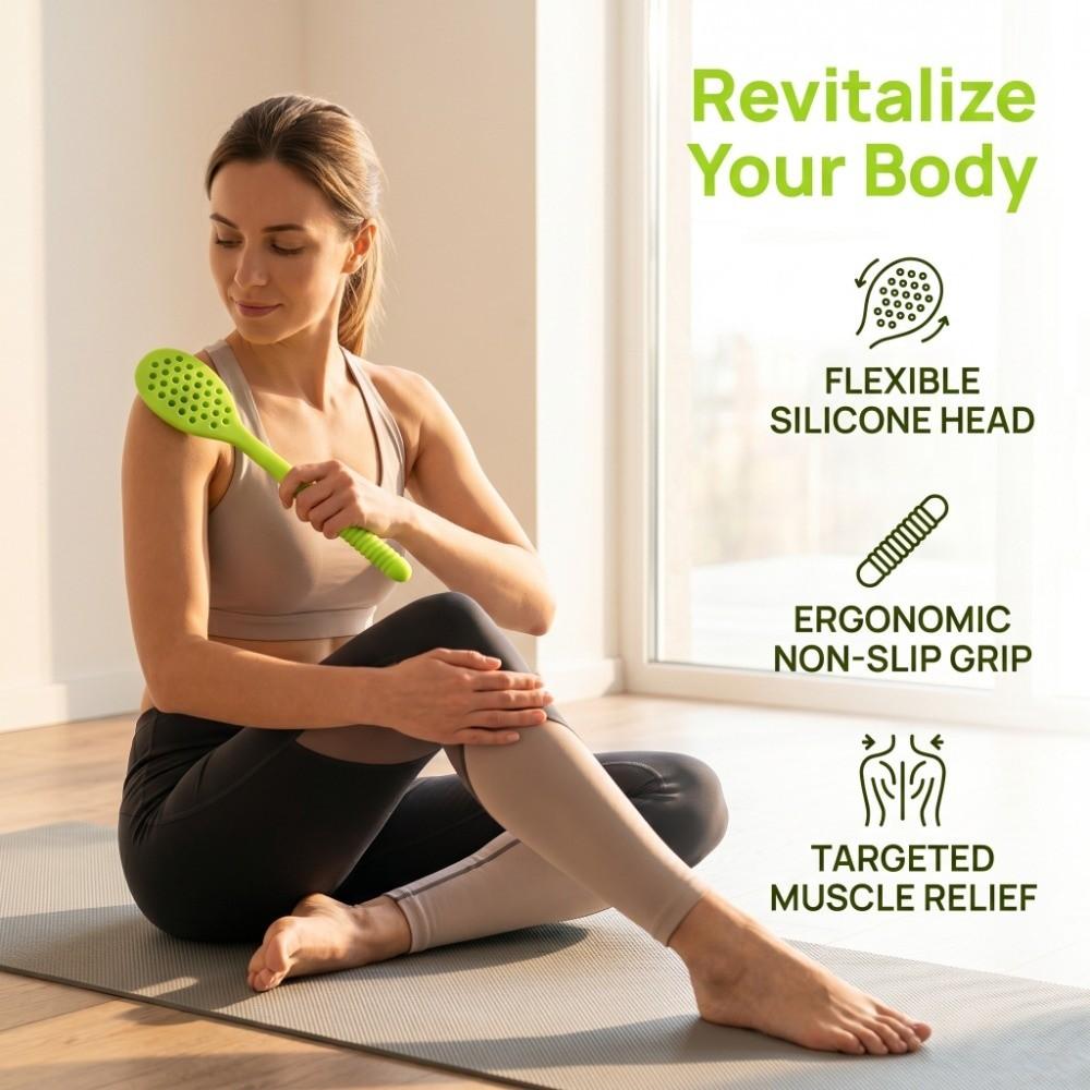 Hollow Back Care Massager Beating Board Meridian Massager Hand-held Massager Household Use