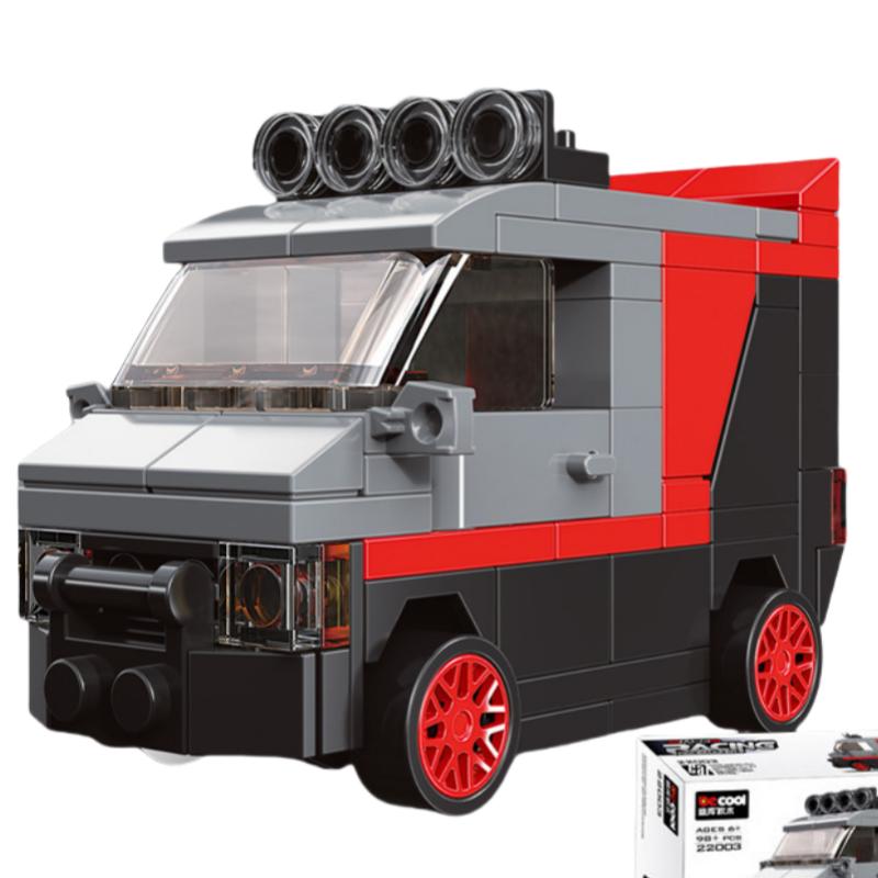 DIY гоночный автомобиль автобус инженерная машина скорая помощь отступить модель строительные блоки кирпичные игрушки для детей мальчики совместимы с