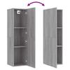 Wall Mounted TV Cabinet Gray Sonoma 30.5 x 30 x 110 cm
