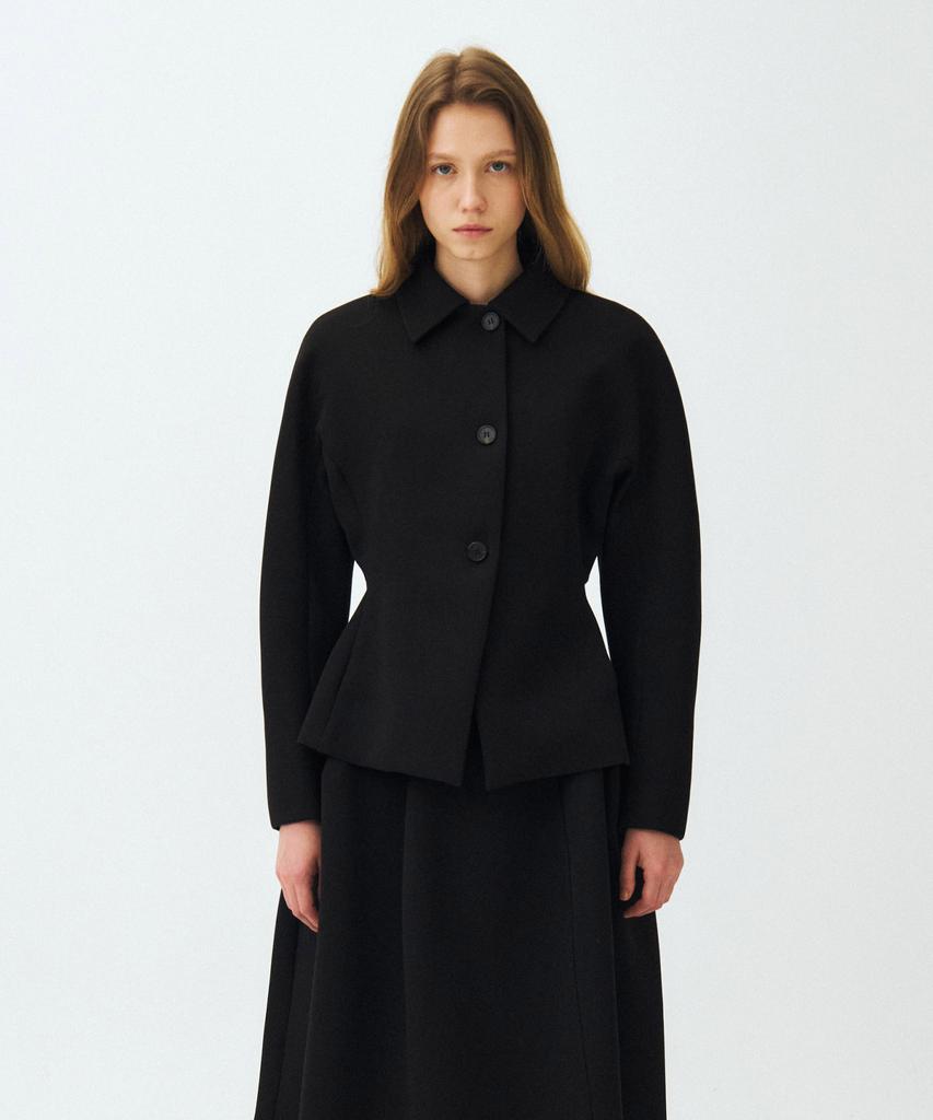 Mais Petal Raglan Jacket / Black