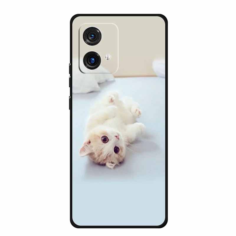 Для Motorola Moto G84 G54 5G Чехол Модный Мягкий Силиконовый Чехол из ТПУ Чехлы для Телефона для Moto G54 MotoG84 2023 Оригинальный Новый Тигр Capa