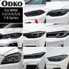 Черная smoked TPU наклейка Защитная пленка для фар автомобиля Для BMW F40 F22 F44 F30 F31 G20 F34 F32 F36 F10 G30 F06 F07 F12 F01 G11