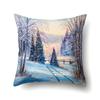Beautiful Four Seasons Scenery Print Pattern Cushion Cover Home Living Room Sofa Decoration Square Pillow X
