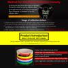 1 см x 8 м наклейки для велосипеда светоотражающая лента флуоресцентные полосы для горного велосипеда велосипедные ленты для велосипедного шлема мотоцикла скутера