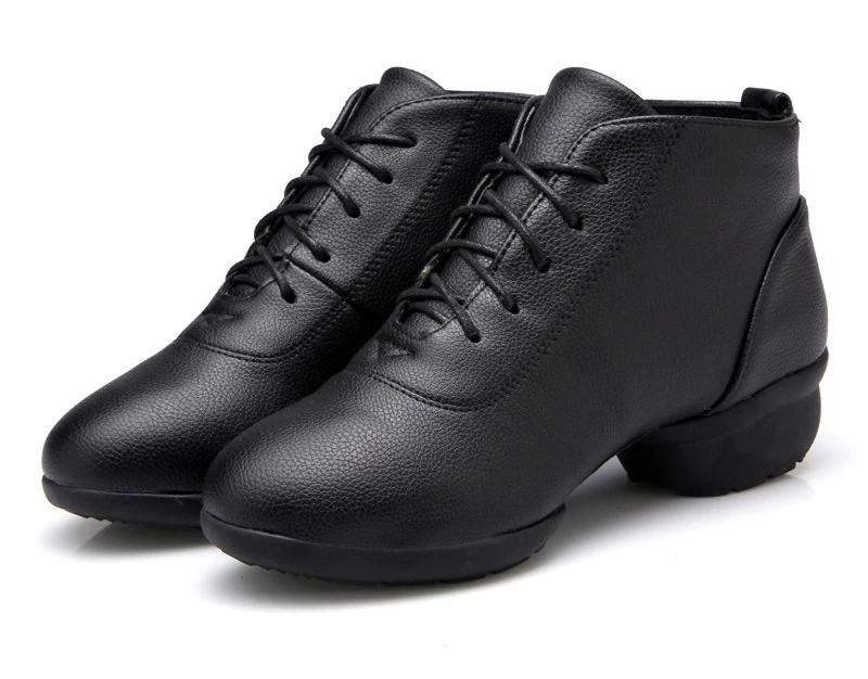 Женская обувь для джазовых танцев Женские танцевальные кроссовки Женская черно-красная обувь для современных бальных танцев для девочек Размер 34-42