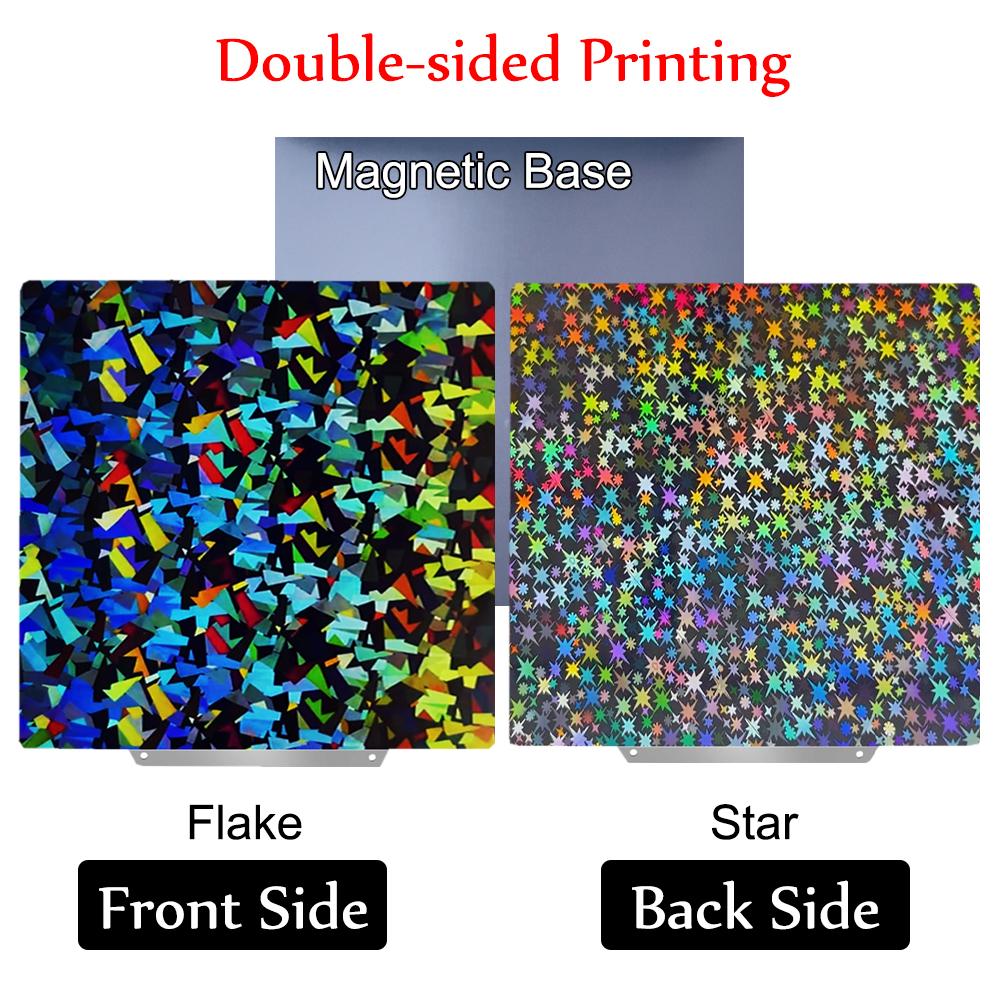 Double Sided Magnetic Heated Bed 220x220mm Build Plate H1H PEI Sheet PEO PET Plate for Anycubic Mega Pro Anet A8 Duplicator I3