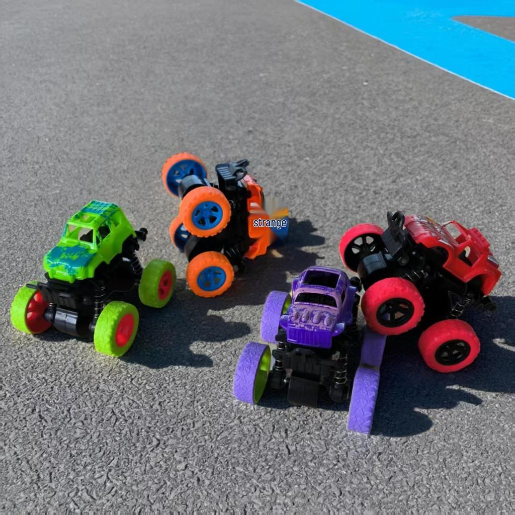 «Вращающаяся инерционная трюковая машинка — ударопрочная внедорожная игрушка для детей»