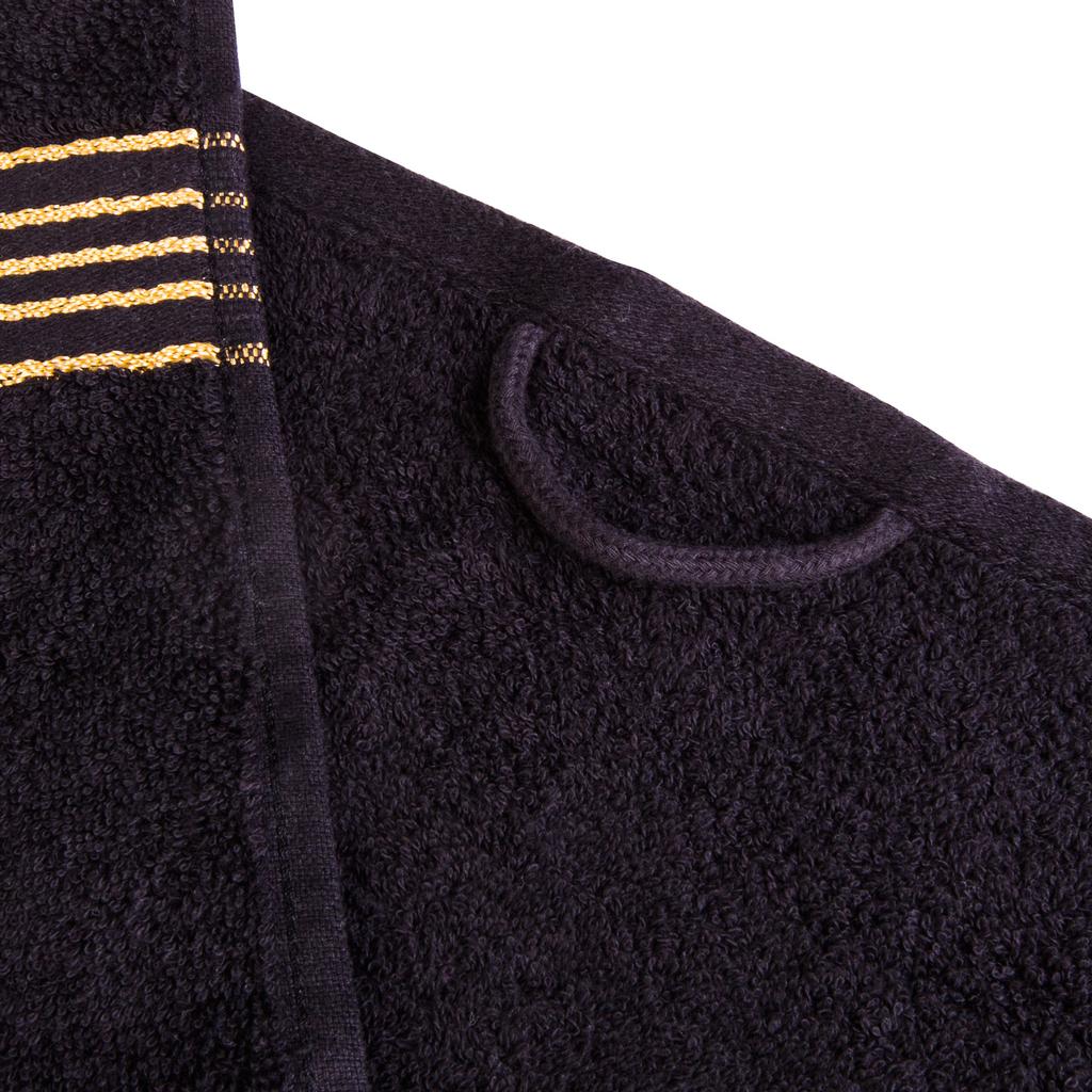 FROTTE cotton towel 30x50 for the face, single-color TIWANO, black