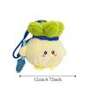 With Voice Stuffed Cabbage Chicken Keychain Cartoon Chicken Plush Keychain  Car Key Accessories