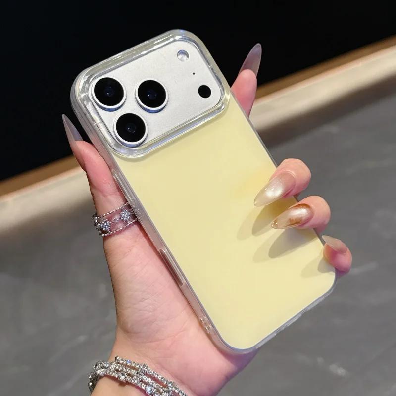 Чехол Candy Color Для Для Iphone 17 Air 16 1 14 Plus 13 12 11 Pro Max 17Pro Матовый Мягкий Чехол Ультратонкий Гибридный Жесткий Чехол
