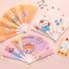 Gifts Hand Held Fan Cartoon Cartoon Folding Fan Portable Folding 7-fold Fan
