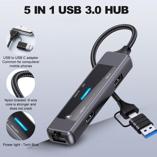 Многофункциональная док-станция Plug and Speed ​​Play с высокой скоростью передачи данных USB3.0