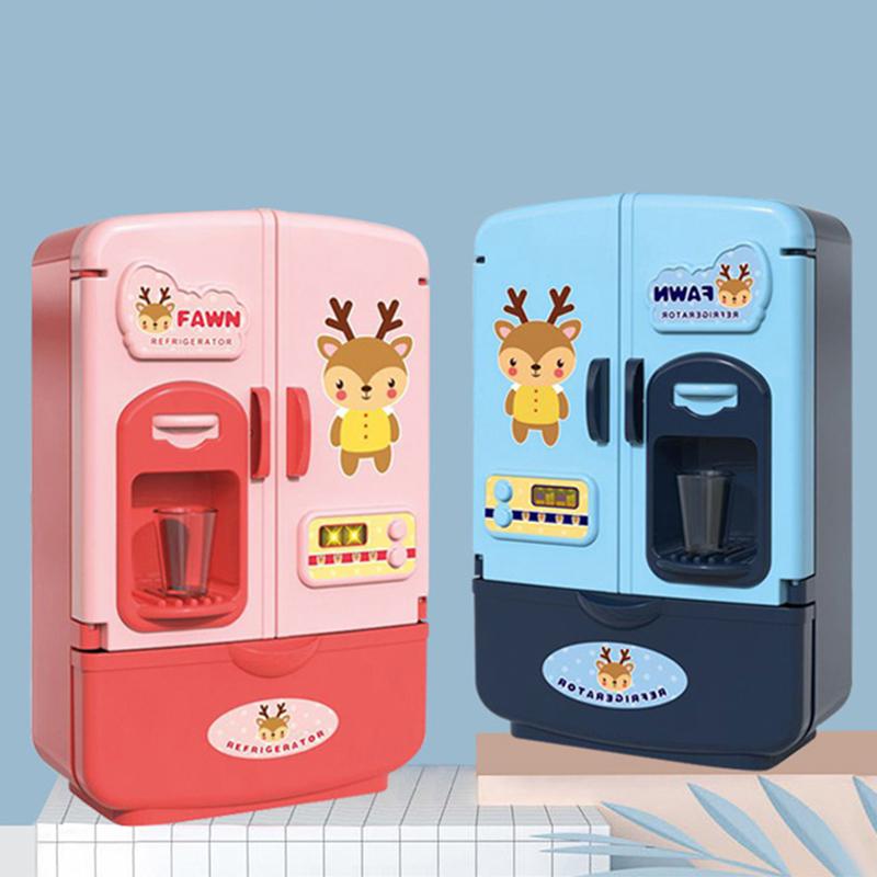 Новые детские игрушки, имитация холодильника, аксессуары для ролевых игр, развивающие игры для детей, кухонный набор, еда для детских подарков