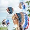 Native American Headdress Head Accessories Carnival Cosplay Photo Props Headband