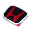 Car Front Grille Emblem Trunk Sticker Steering Wheel Badge Decal for Honda City Civic Accord CRV HRV Fit Jazz Odyssey Jade Vezel BI2