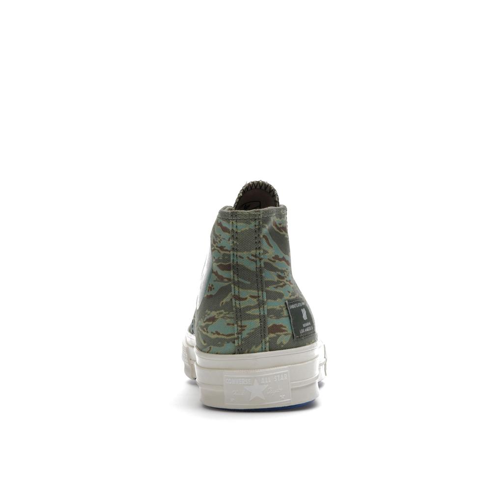Undefeated X Converse Half Chuck 70 Mid Tiger Camo Print Unisex Sneakers Green Sea-Spray Fossil 172397C