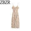 Za Spring and Autumn New Arrivals Women's Clothing Zr European and American Style Foreign Trade Fashionable Simple Beaded Layered Dress 4813334