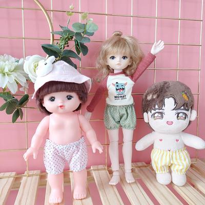 Брюки-фонарики, хлопковые шорты для шарнирных кукол BJD 15-20 см