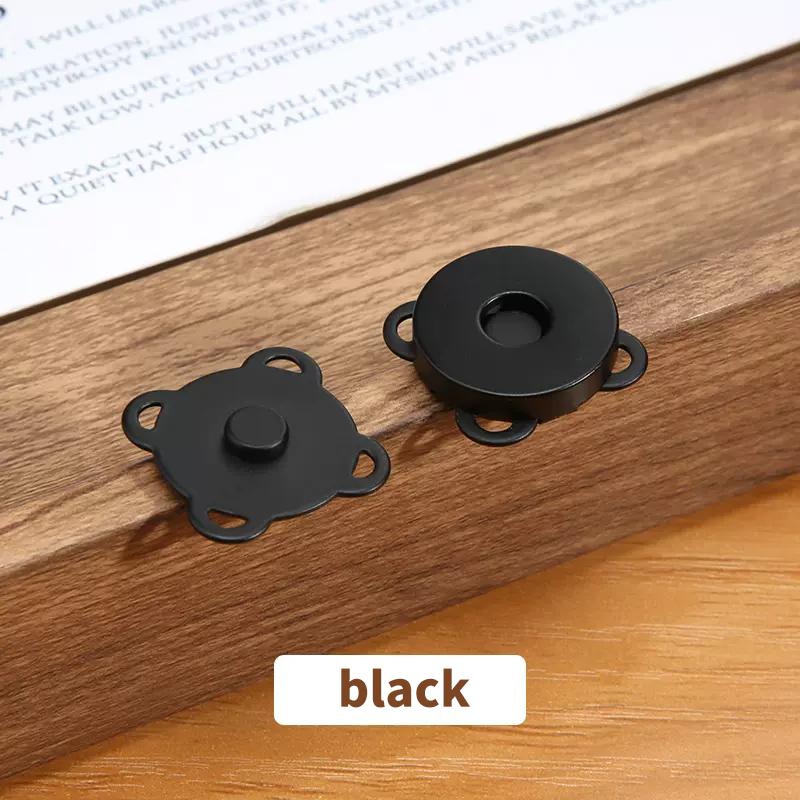 10 комплектов магнитных кнопок, металлических пришивных пуговиц в виде цветка сливы, застежек для кошельков, сумок, одежды, аксессуаров для самостоятельного изготовления