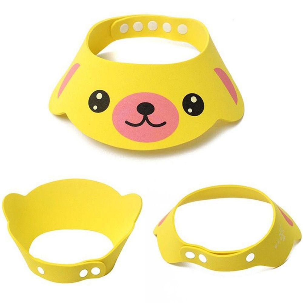 Fashion Portable Eye Protection Waterproof Bath Visor Wash Hair Shield Baby Shower Hat Shampoo Cap