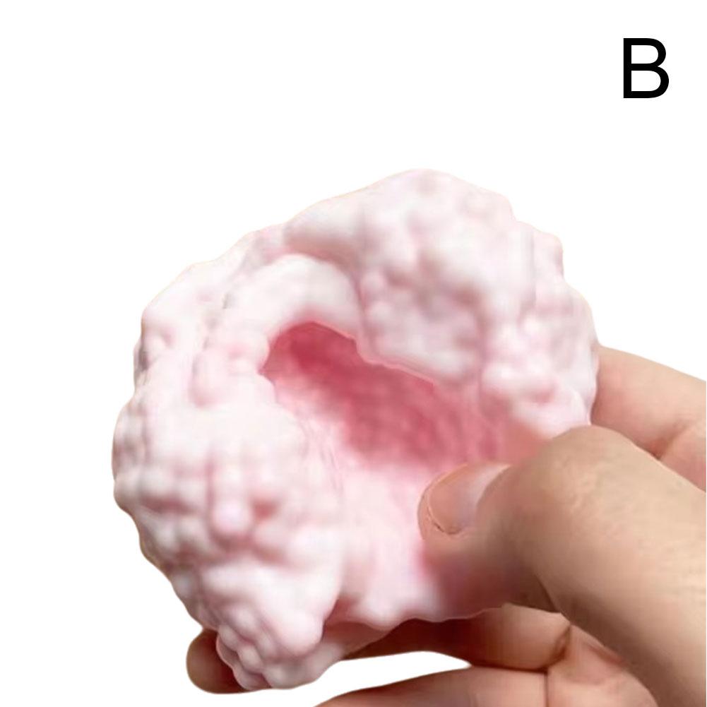 Grape Stressball Colorful Beads Shapeable Vacuum Ball Ball Ball Toys Noisy Sensory Stre Q5E6