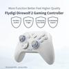 Wireless Gamepad Linear Trigger 0 Deadzone Flydigi Direwolf 2 Controller for NS Switch Mobile Phone Double Back Button