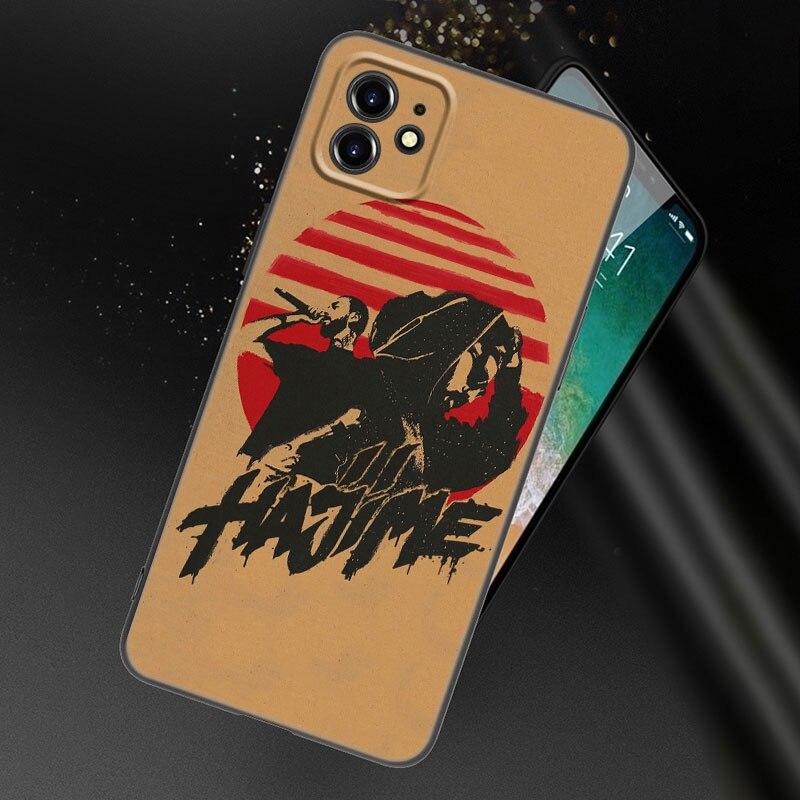 Мияги и; Чехол для телефона Andy Panda для Apple iPhone 13 12 Mini 11 Pro XS Max XR X 8 7 6S 6 Plus SE 2022 2020 5S 5 Мягкий черный чехол