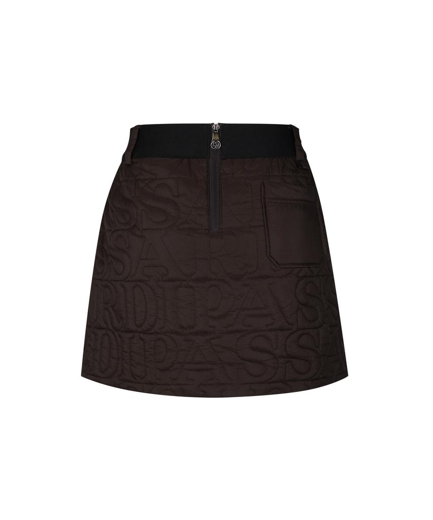 Pasadigolpeu Logo Quilted Skirt