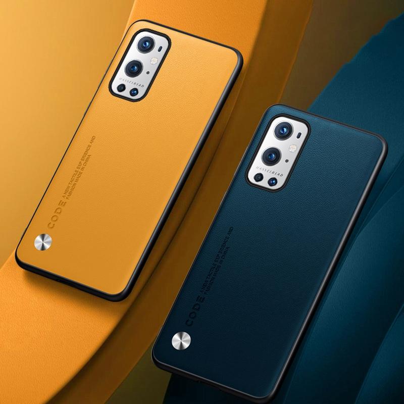 Роскошный чехол из искусственной кожи для OnePlus 9 Pro 5G 9Pro, задняя крышка, матовый силиконовый противоударный защитный чехол для телефона OnePlus9 Pro