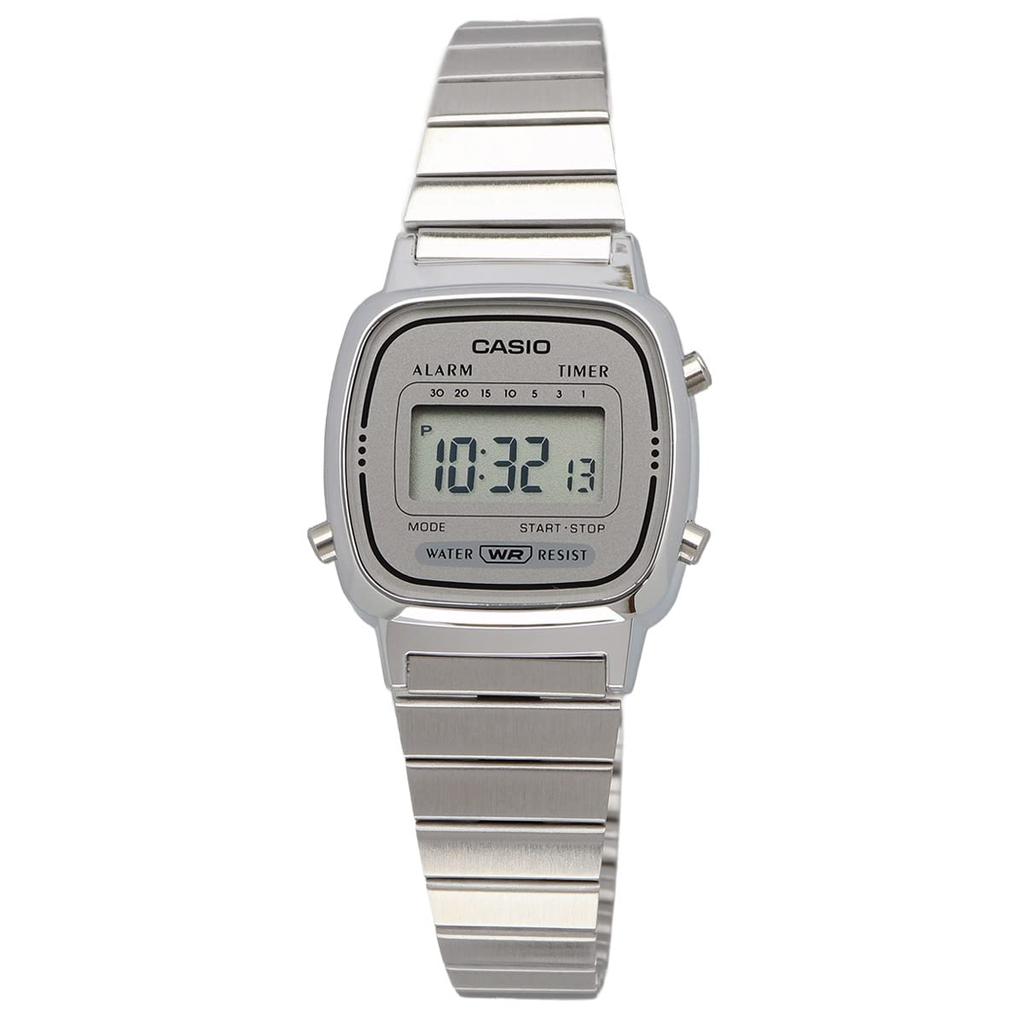 Casio Часы цифровые НОВЫЙ дизайн Серебряный x Серый Overseas Модель [Casio] Женские LA670WA-7 [Товар]