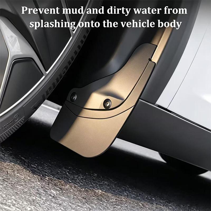 Mud Flaps For New Model Y Juniper 2026 TPE Front Rear Wheel Mud Flaps No Drilling All Weather Anti-Snow Anti-Sand Guard Protecto