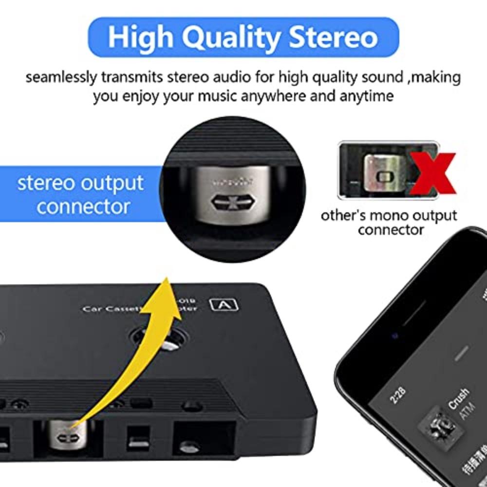 Кассетный адаптер для автомобильного радиоприемника Автомобильный кассетный адаптер автомобильный адаптер o Кассета для Aux адаптер подходит для автомобильного радиоприемника