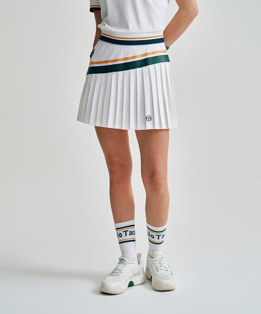 SERGIO TACCHINI Женская плиссированная юбка Mc Scratch Staff (белый)