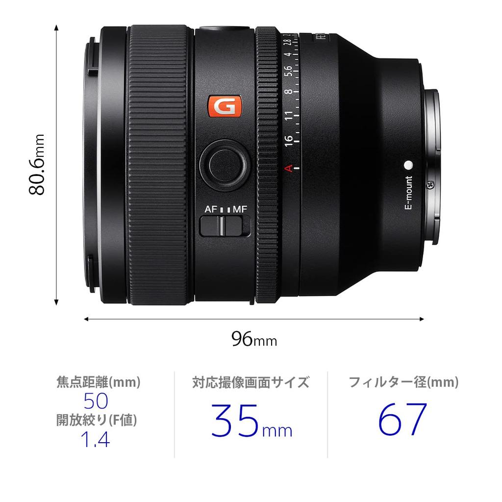 Sony SEL50F14GM FE 50мм GM Стандартный Объектив-Фикс для Цифровых Зеркальных Камер G Master F1.4 Полнокадровый [E-Mount]
