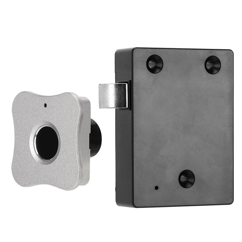 Smart Biometric Fingerprint Lock Security Home Office Drawer Wardrobe Keyless PanelSilver