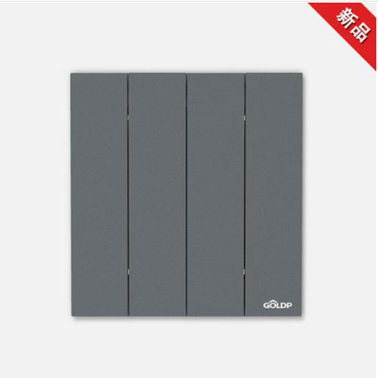 Your Brand G35 Gray 86 Type 16A One-Gang Five-Hole Concealed Wall Switch Socket