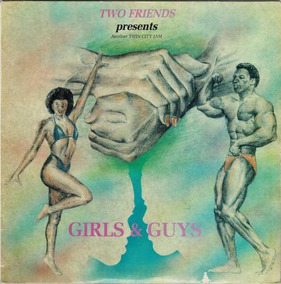 12-дюймовая пластинка VARIOUS Two Friends Presents Girls Guys BMLP038 BLUE MOUNTAIN 1989 Великобритания Регги Ска Даб Б/У