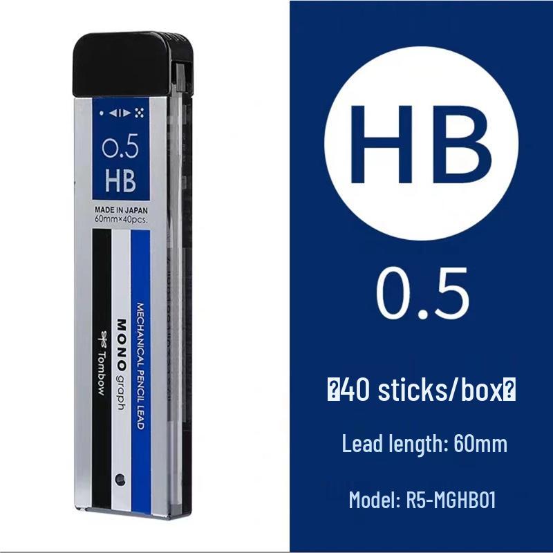 TOMBOW Стержни для механического карандаша Dragonfly 0,3/0,5 мм 2B/HB для карандашей R3/R5-MG