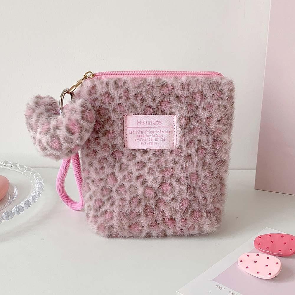 Handbag Make Up Pouch Bag Versatile Pouches Bag Organizer Leopard Print Makeup Bag Lipstick