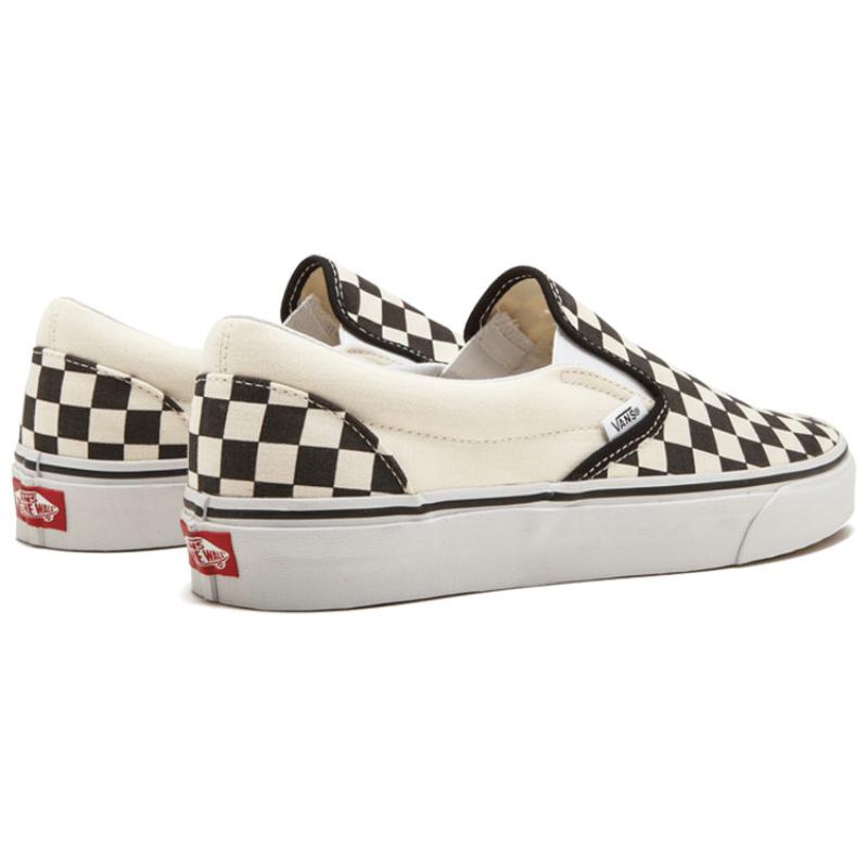 Vans Классические слипоны черные с белыми клетками Vans VN-0EYEBWW