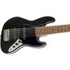 Squier Affinity Series Jazz Bass VI, Накладка на гриф из лауреля, Черный пикгард, Черный металлик, с мягким чехлом