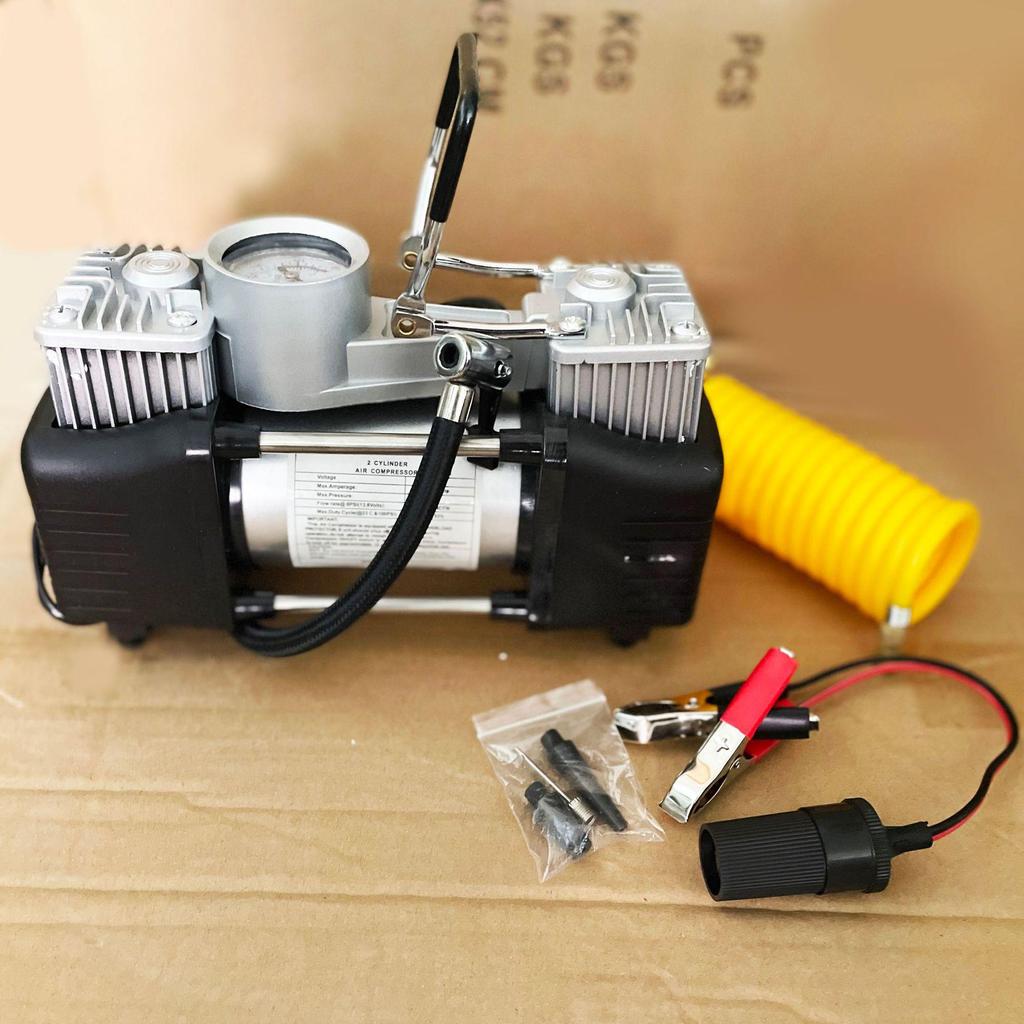 Portable High-Power 12V Car Air Pump with Fast Charging