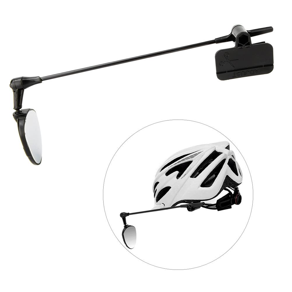 ABS Universal Adjustable Bike Bicycle Cycling Riding Mirror Helmet Rearview Rear View Glasses