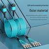 MPO-LC 8-Core OM4 Fiber Optic Patch Cable