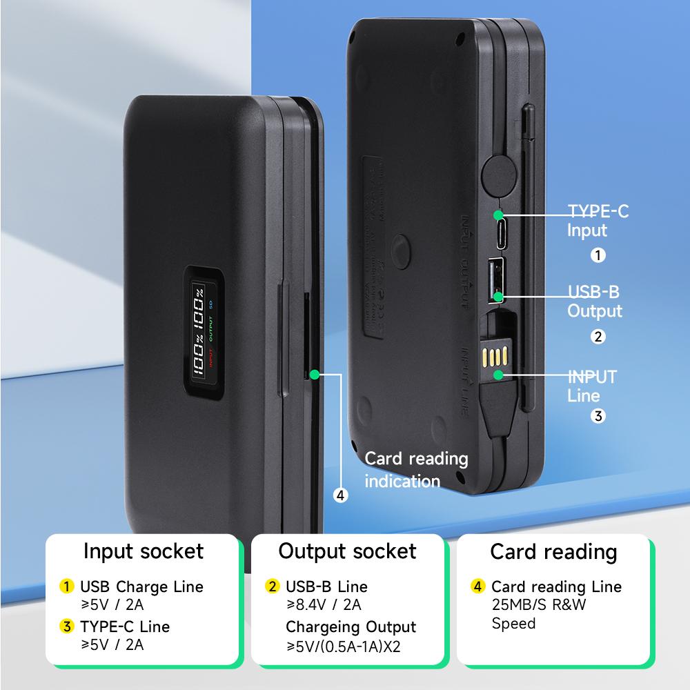 PALO EN-EL25 EN EL25 Аккумулятор с ящиком для хранения/интерфейсом SD-карты/ЖК-дисплеем Зарядное устройство 3 в 1 для Nikon Z30 Z50 ZFC Z 50 Z FC