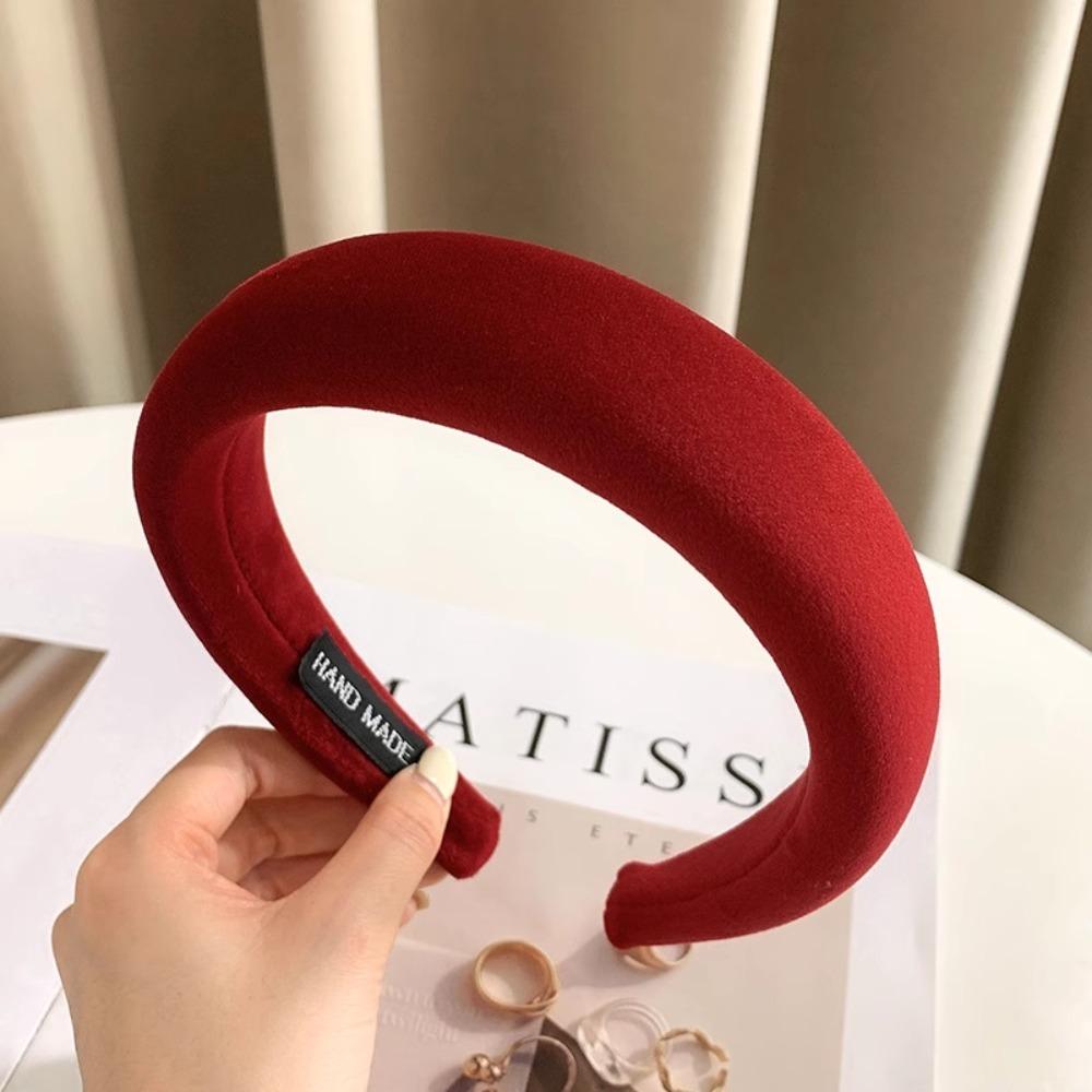 Sponge Padded Sponge Padded Headbands Solid Color Thick Hair Hoop Bands Fashion Hair Hoop Girls