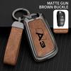 2026 Hot Zinc alloy is suitable for Audi A3 2014 2015 2016 2017 car key sets car keys high-end leather key chain accessories