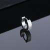 New Design Gear Stainless Steel Earring Fashion Punk Hip Hop Geometric Stud Ear Jewelry Party Gifts For Women Men