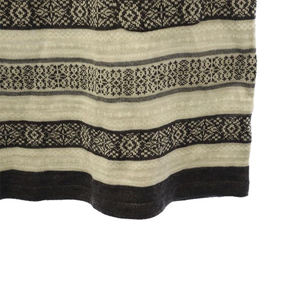 Unused Jewel Changes Overall Handle Long Sleeve Knit One Piece Free Gray Women Used